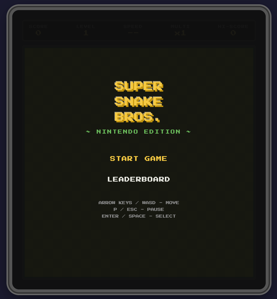 Super Snake Bros.